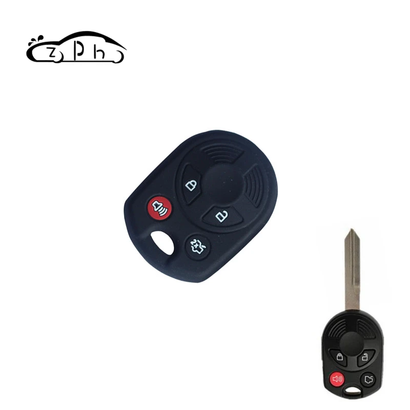 Silicone Car Key Cover Case for Ford Flex F150 F250 F350 F450 Explorer Edge Mustang Expedition Taurus Fusion Focus Escape C-Max |