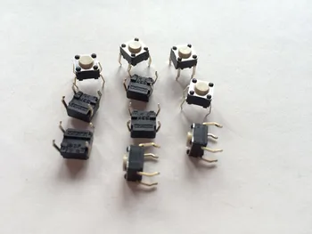 

Free Shipping 20pcs/LOT Imported micro- touch switch button B3F-1000 6*6*4.3mm button 4 feet 0.98N