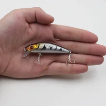 1Pcs Colorful Fishing Lures 8.5cm/7.7g Laser Artificial Hard BaitsTackle 3D Fish Eyes Hooks Fishing Accessory Tools Allure