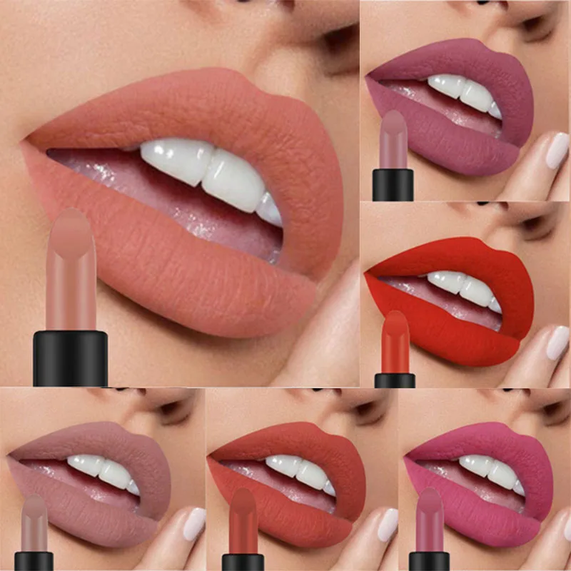 

Long Lasting Matte Lipstick Professional Waterproof Lip Stick Makeup Matt Batom Lipstick rouge a levre Red Lip Cosmetic for Lady