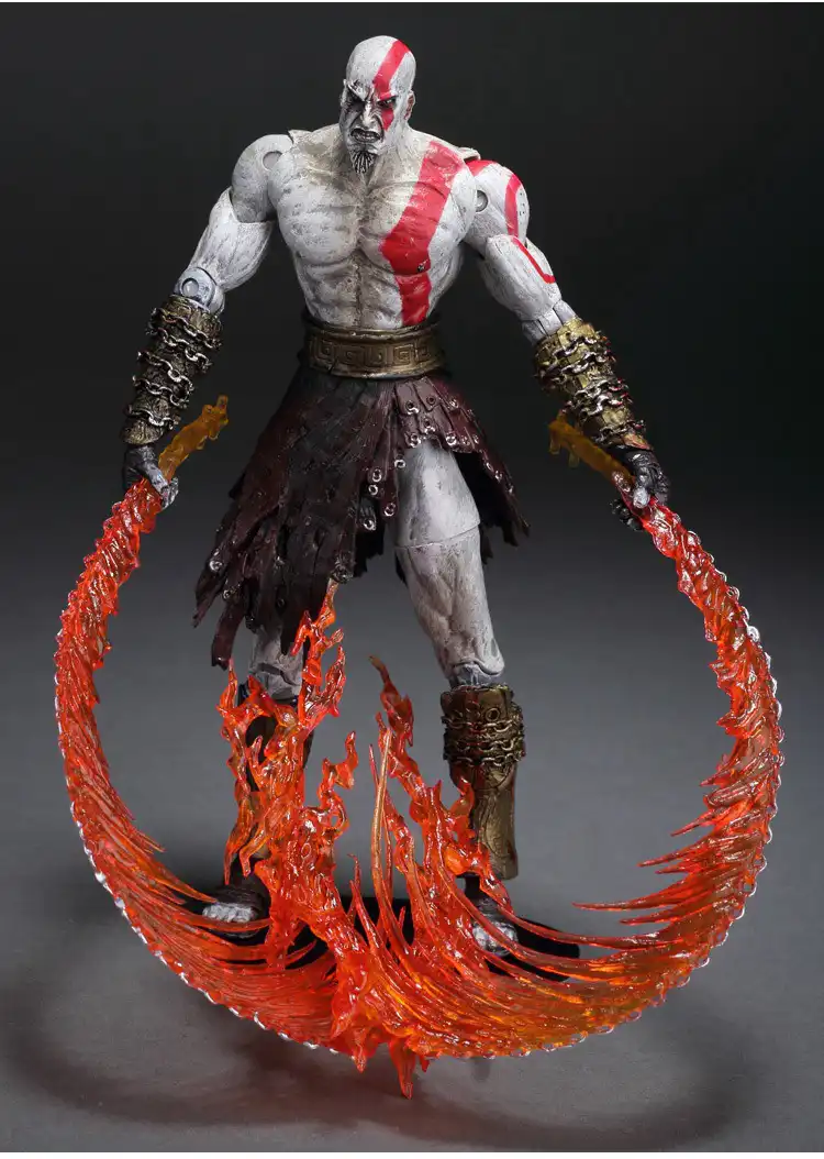 square enix play arts kai god of war kratos pv
