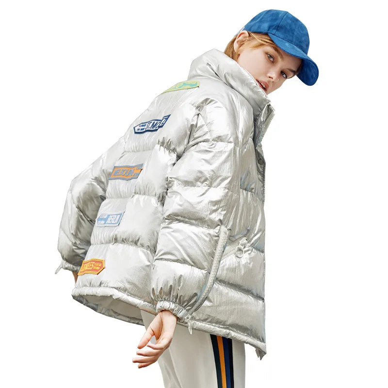 New Fashion Winter Women's Down Jacket Oversize 90% White Duck Coat Female Warm Parka Stand Collar Outerwear 2019 YQ299 | Женская