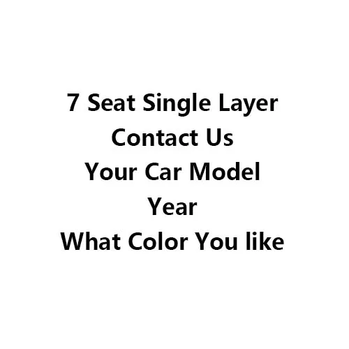 Пользовательские автомобильные коврики для Audi все модели A1 A3 A4 A5 A6 A7 A8 Q3 Q5 Q7 RS4 RS5 RS6 S7 S8 TT RS SQ5 стайлинга автомобилей авто коврик - Название цвета: 7 Seat Single Layer