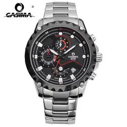 CASIMA мужские наручные часы мужские спортивные часы модные кварцевые часы светящиеся водонепроницаемые часы мужские многофункциональные