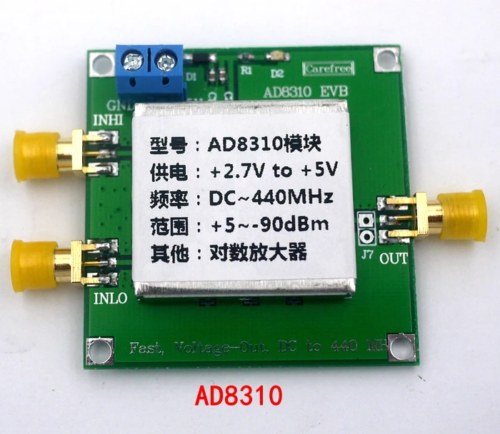 Modulo Rilevatore Potenza RF AD8310 - Frequenza 0.1-440 MHz, Demodulatore Log, Alimentazione 7-15V - Foto 2