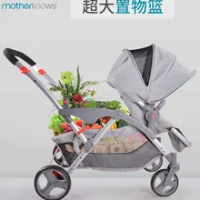 Алюминиевый сплав Вес 15 кг двойные детские коляски могут сидеть и съемный высокий пейзаж светильник детская коляска