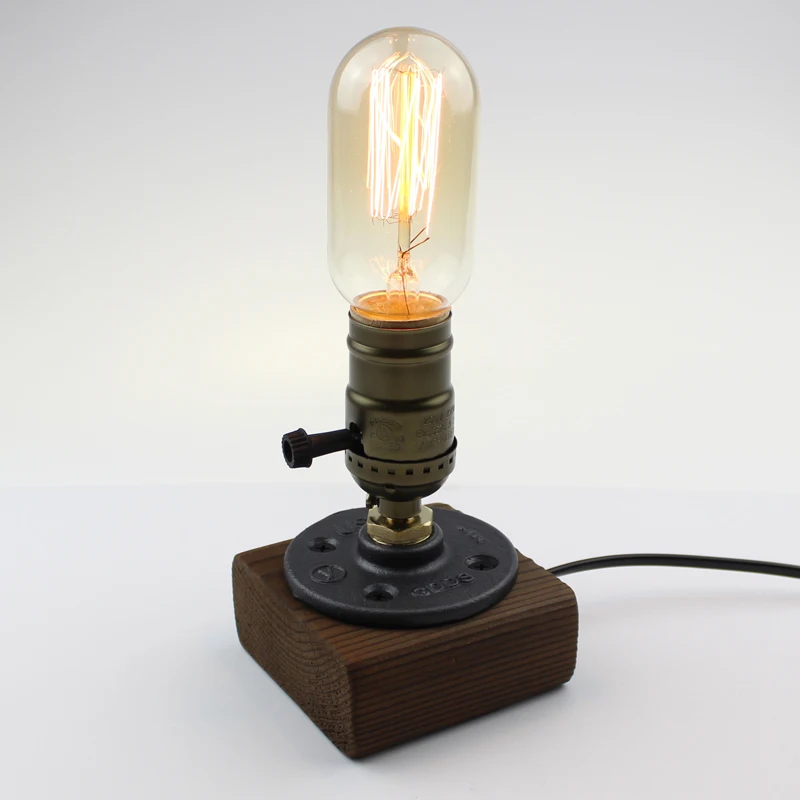 font b Vintage b font Loft E27 AC 110V 220V font b Table b font