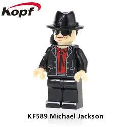 KF589 один продажа Super Heroes модель Майкла Джексона серии певица Коллекция Фигурки строительные блоки для детей подарок игрушки