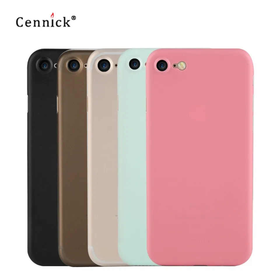 Cennick для Apple iPhone 7 Plus чехол Coque ультра тонкий 0.4 мм прозрачный матовый Оригинальный