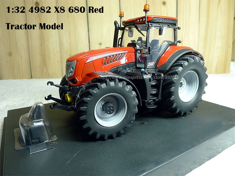 

rare Special Offer 1:32 fine 4982 M X8 680 Red Tractor Agricultural Vehicle Model Alloy Collection Model