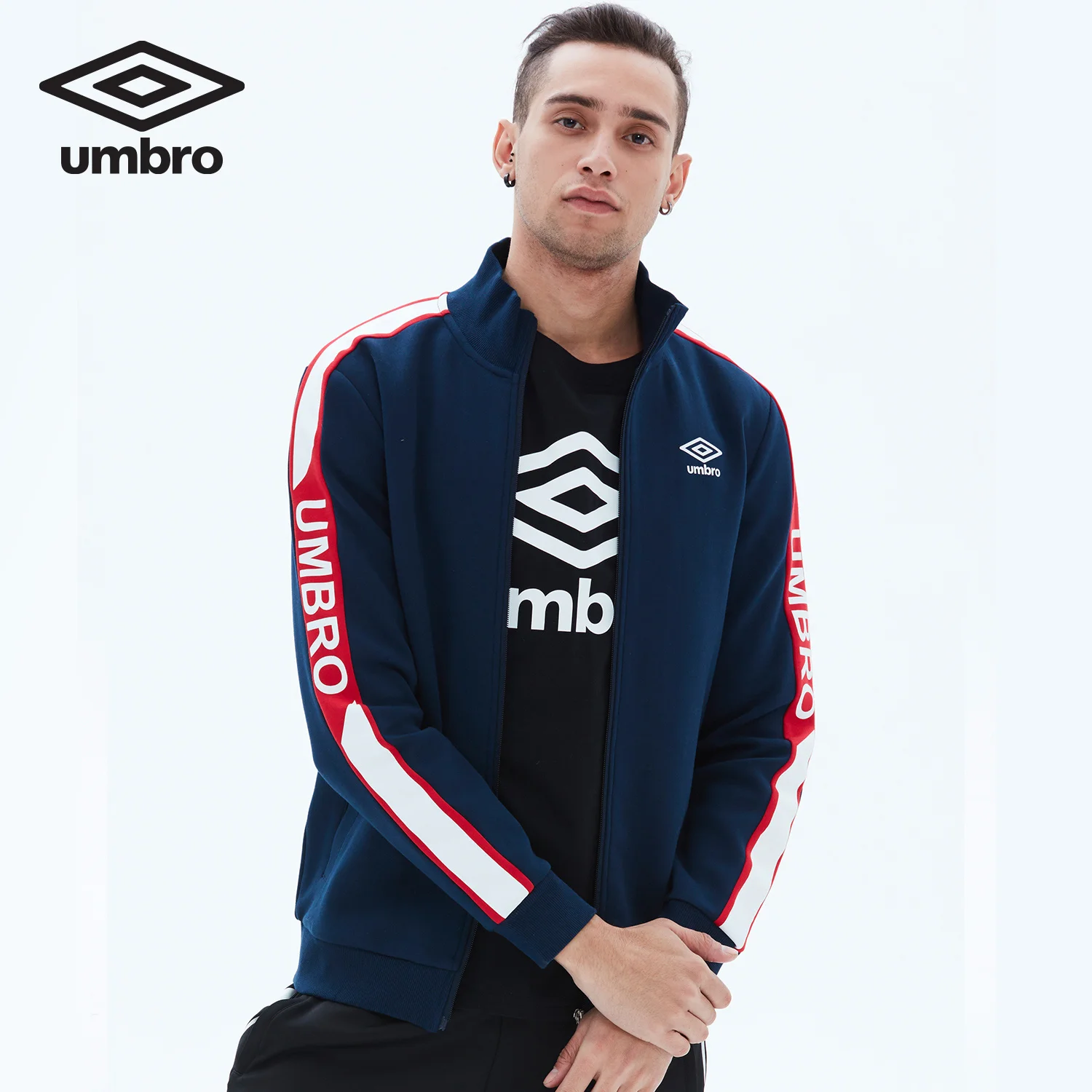 Umbro Новое мужское весеннее спортивное пальто для Отдыха Кардиган спортивная одежда свитер UO181AP2401