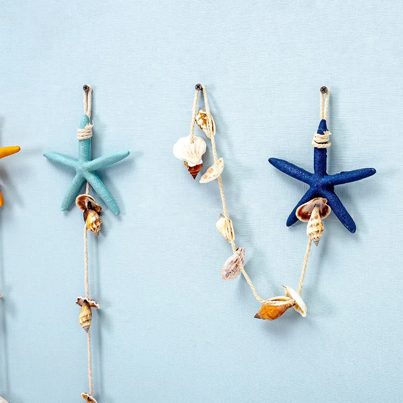 Mediterranean shell string starfish string kindergarten decoration pendant children marine decoration pendant wall hangings