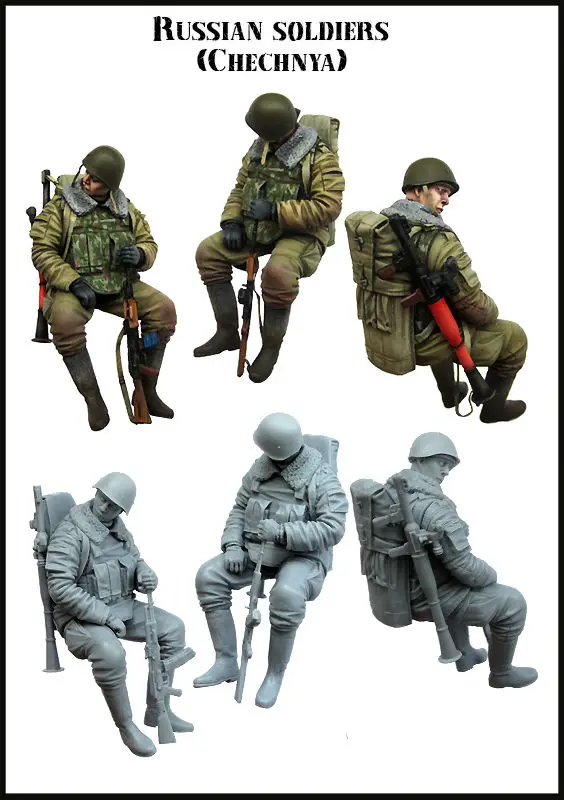 

[tuskmodel] 1 35 scale resin model figures kit Russian E126