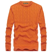 Одежда осень ретро вязаный свитер брендовая одежда Мужской Хлопковый свитер с круглым вырезом Мужская Повседневная модная одежда новая Универсальная