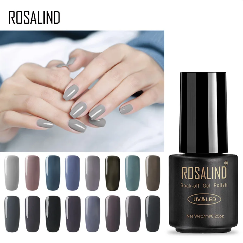 

ROSALIND 1PCS Gel Fast Drying Primer Strengthen Nails Polish Soak Off Semi Permanent Acrylic Lacquer Designed For Manicure