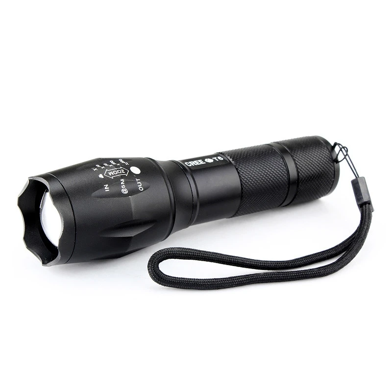 2016 New arrival  3000 Lumens CREE XML T6 LED Zoomable Focus flashlight Torch Lamp AAA/18650 Top quality