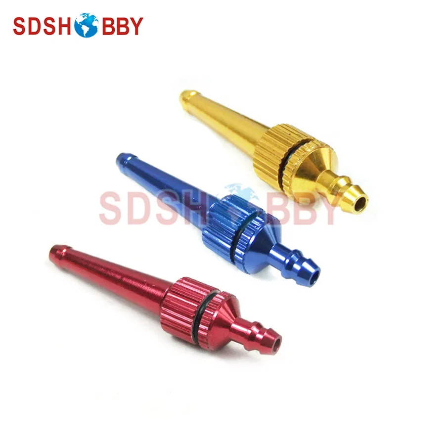 

6STARHOBBY Long Fuel Filling Nozzle with Fuel Filter D4xD3xD9xL43mm (Yellow/ Red/ Blue)