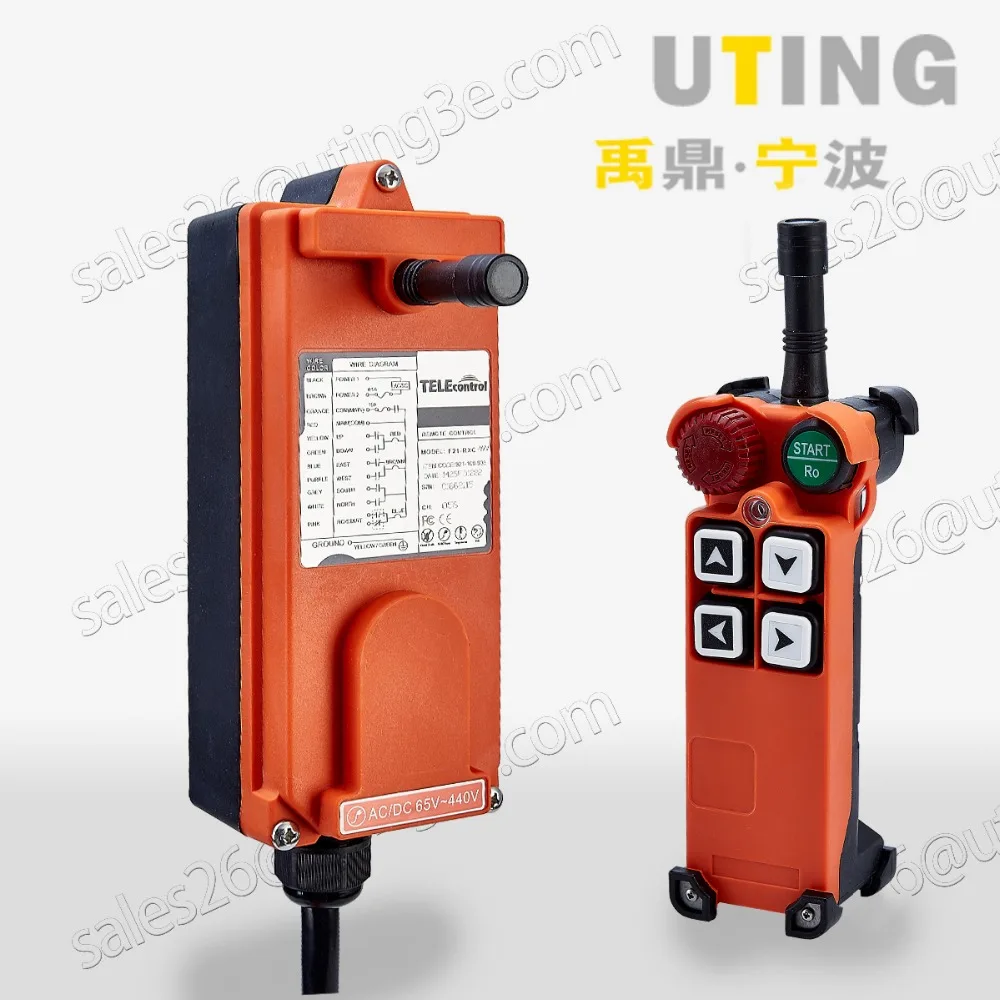 

Telecontrol F21-4S industrial radio remote control AC/DC universal wireless control for crane 1transmitter and 1receiver