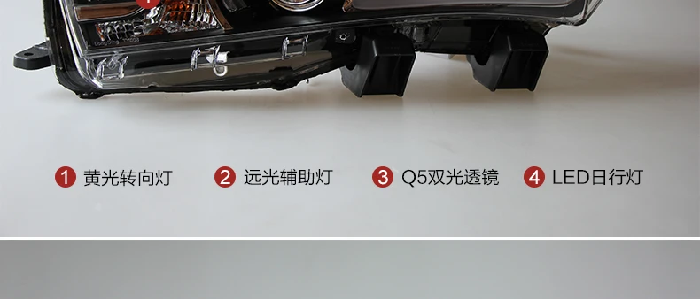 Автомобильный Стайлинг для Toyota Corolla фары- Corolla светодиодный фары DRL Биксеноновые линзы дальнего ближнего света габаритный, СВЧ противотуманная фара