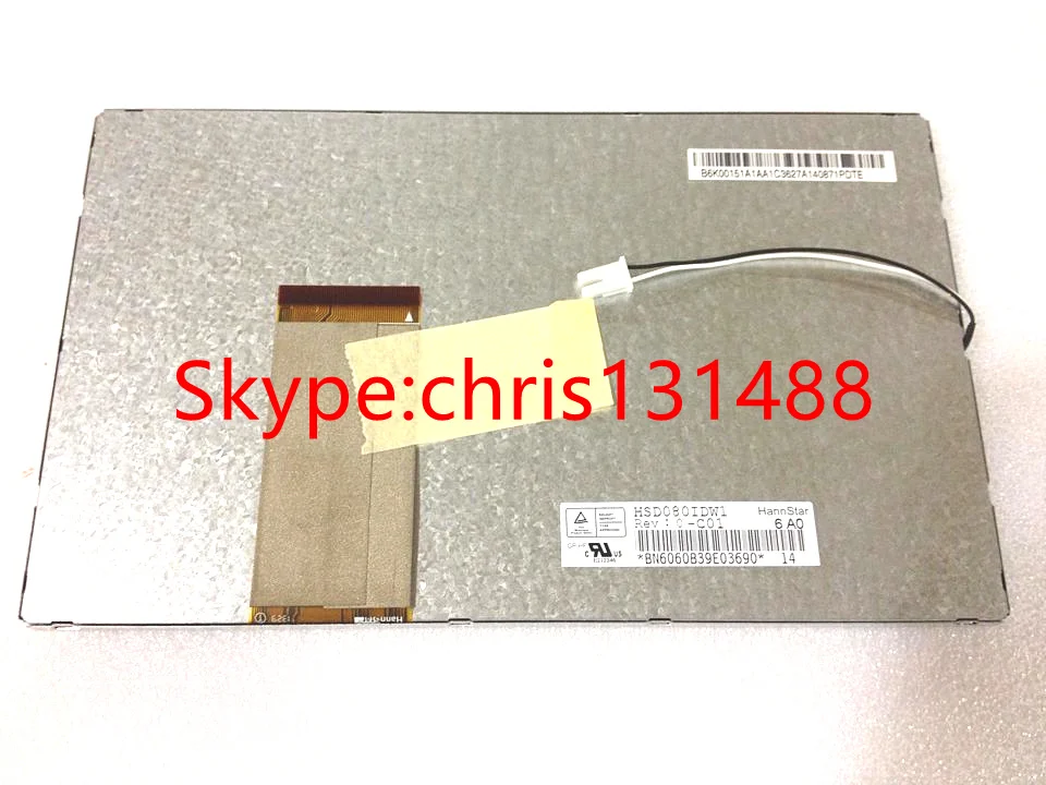 Оригинальный абсолютно новый 8-дюймовый ЖК-экран Hsd080idw1 0-c00 hsd080idw1 c01 для автомобиля