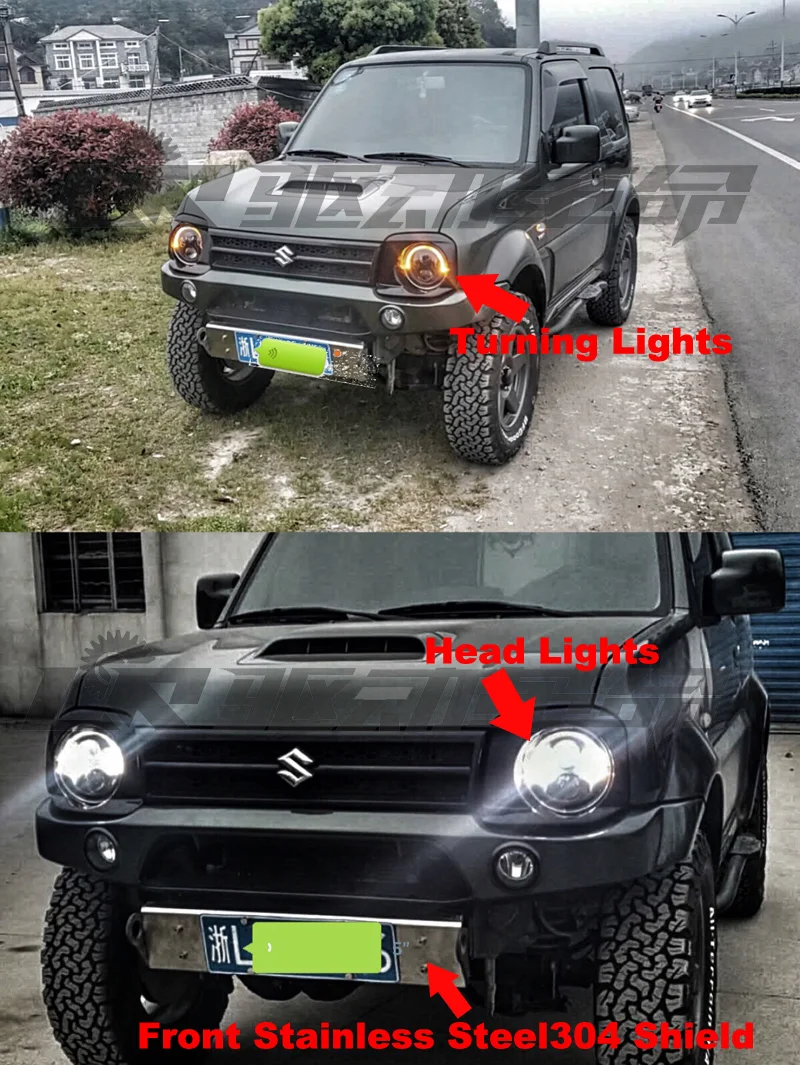 Jimny автомобильный Стайлинг дизайн 7 дюймов головного света с крышками