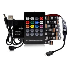 DC 5 В светодиодный светильник 5050 Водонепроницаемый светодиодный светильник ТВ ПОДСВЕТКА с rgb-контроллером светодиодный светильник 5 в rgb-лента для гостиной