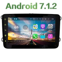 2GB RAM Quad Core 8” Android 7.1 Car DVD Player Radio for VW Octavia II/III Fabia SUPERB Beetle CC Polo Jetta Golf Eos Caddy CC