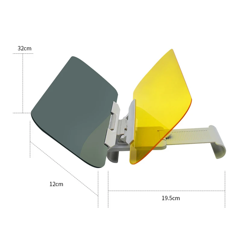 Новинка, автомобильный солнцезащитный козырек, HD, для автомобиля, анти-солнце, ослепительные очки, день, ночное видение, зеркало для вождения, УФ-защита, откидной, HD, прозрачный козырек