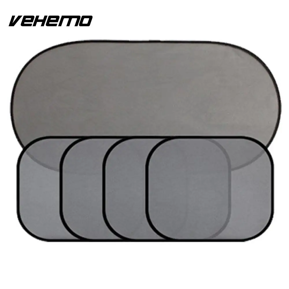 

Vehemo 5PCS Mesh Windshield Sunshade Car SunShade Front Windshield Auto Sun Visor Auto Parts Side Window Durable Window Covers