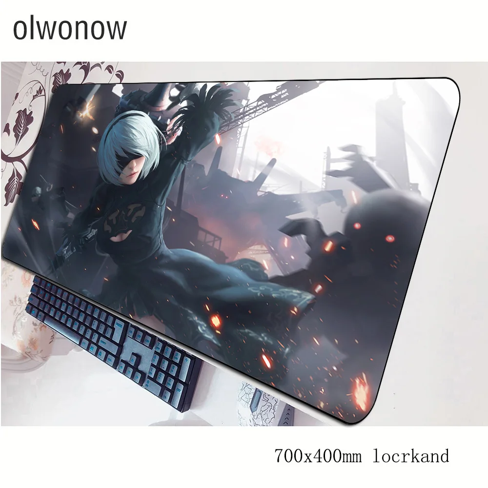 Коврик для мыши nier 700x400x3 мм игровой коврик большой xl компьютерный Настольный с