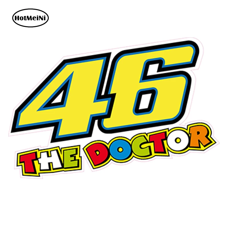 Car Sticker 3d Number 46 Valentino Rossi Moto The Doctor Vr46 Wheel Helmet Motocross Luggage For Yamaha Honda - Car Stickers - AliExpress