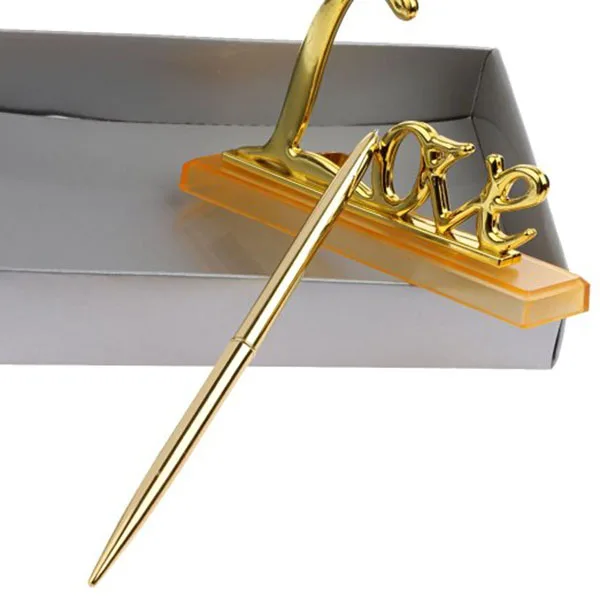 Золотая Свадебная вечеринка серебряная Гостевая книга ручка для подписи