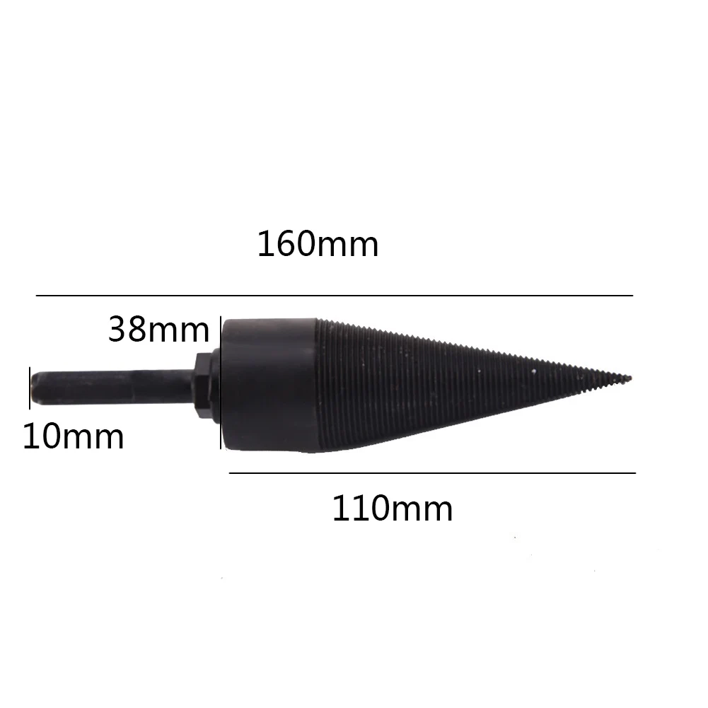 38mm Drill Bit Wood Breaking Machine Firewood Chopper Chop Wood Splitting Cone Log Splitters 38mm Drill Bit Wood Breaking Machine Firewood Chopper Chop Wood Splitting Cone Log Splitters