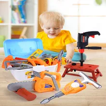 Мини в коробке 27 шт. Инструменты для ремонта детей чемодан Инструменты Набор игрушек для мальчиков и девочек умения и обучения мозгу