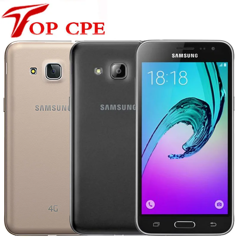 J320 разблокированный samsung Galaxy J3() 8 Гб LTE android 4G ПУСТЬ gps смартфон 8MP Wi-Fi четырехъядерный мобильный телефон