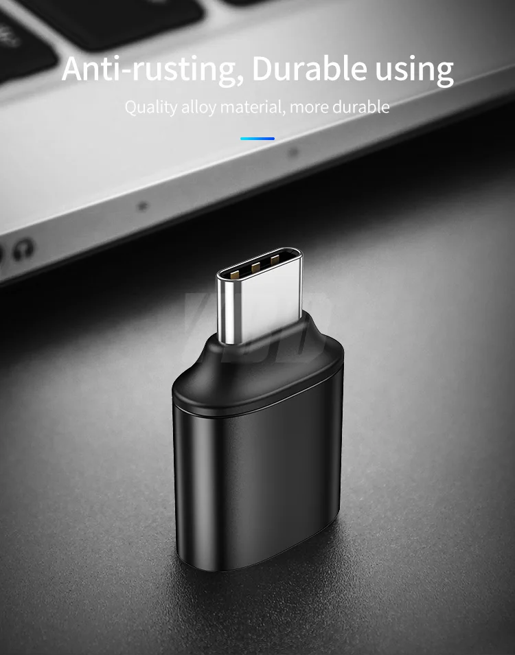 YBD адаптер USB type C 3,0-USB 3,0 адаптер OTG type C кабель для Macbook pro Air type C OTG для samsung huawei Xiaomi Redmi