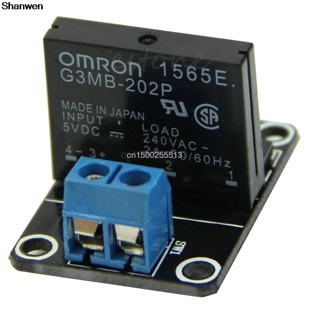 

5V 1 Channel OMRON SSR High Level Solid State Relay Module 250V 2A For Arduino