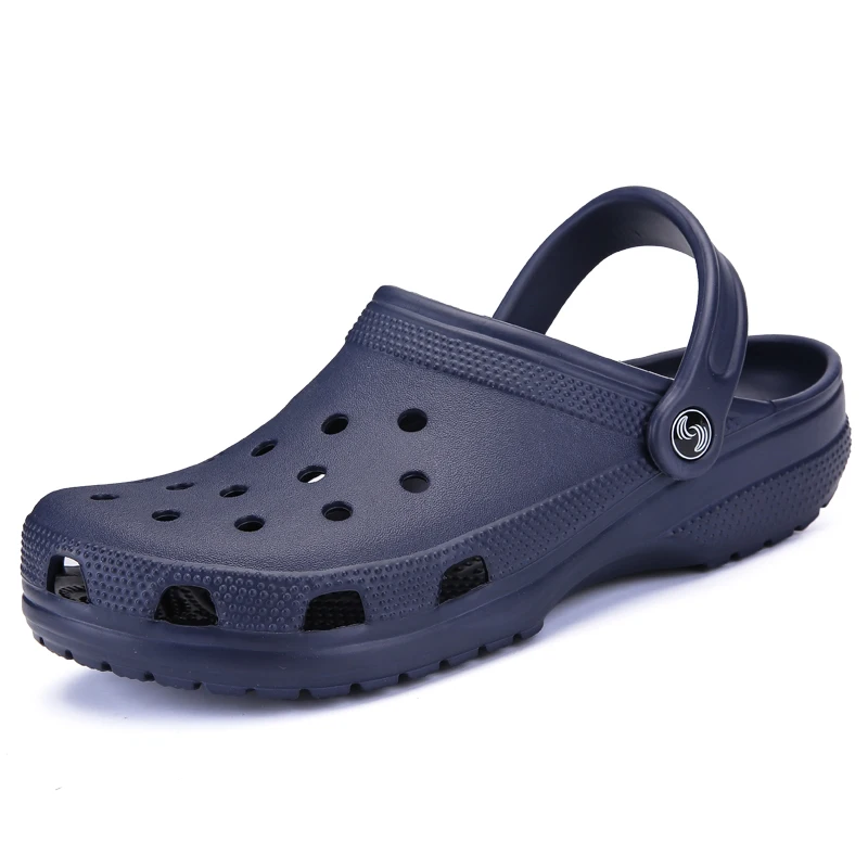SERENE Brand New Man Croc Summer Casual Sandals Aqua Clog Slipper Ocean Beach Garden Shoes Hot Male Band Sandalias Swimming Shoe