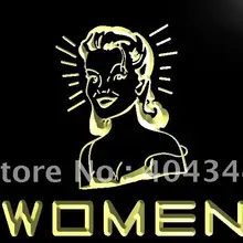 LK113-женский туалет винтажный дисплей светодиодный неоновый свет знак