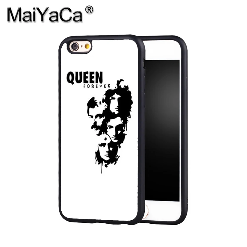 MaiYaCa QUEEN BAND (4) Phone Case Cover For Iphone X 8 6 6S Plus 7 5 5S 5C 4S SE Mobile Soft Rubber | Мобильные телефоны и
