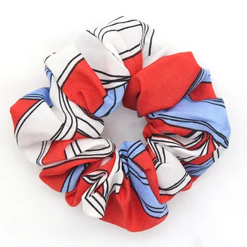 

20Pcs/Sets Women Fashion Comfortable Elastic Print Leaves Hair Rope Ring Tie Scrunchie Ponytail Holder Hair Accessories