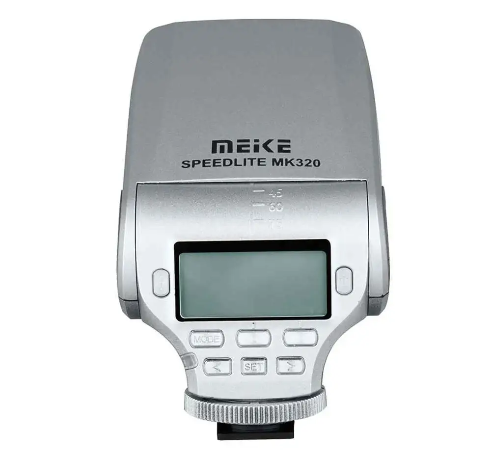 MEIKE MK320S ttl Speedlite для A7, A7II, A7SII, A7RII, A6000, A6300 - Цвет: Silver