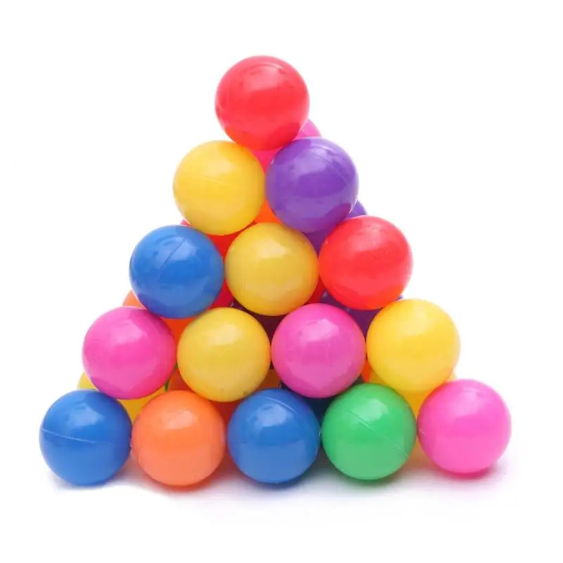 

200pcs 5.5cm Fun Soft Plastic Ocean Ball Swim Pit Toys Baby Kids Toys No-toxic no smell for indoor or outdoor Colorful