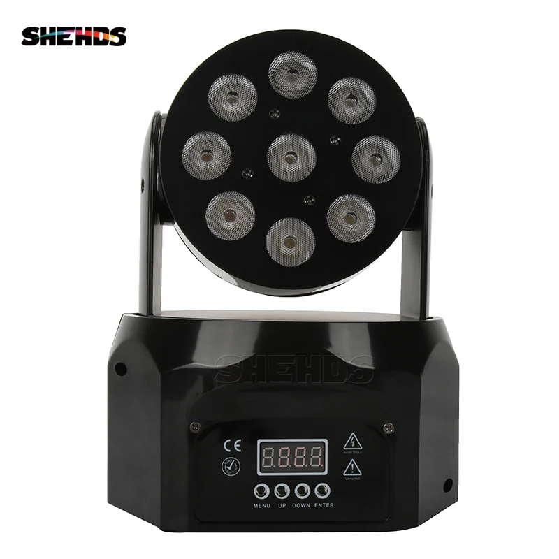 

4pcs/lot LED Wash 9x8W RGBW 4IN1 Moving Head DMX512 Stage Effect Lighting For DJ Disco Party Nightclub Christmas Decorations