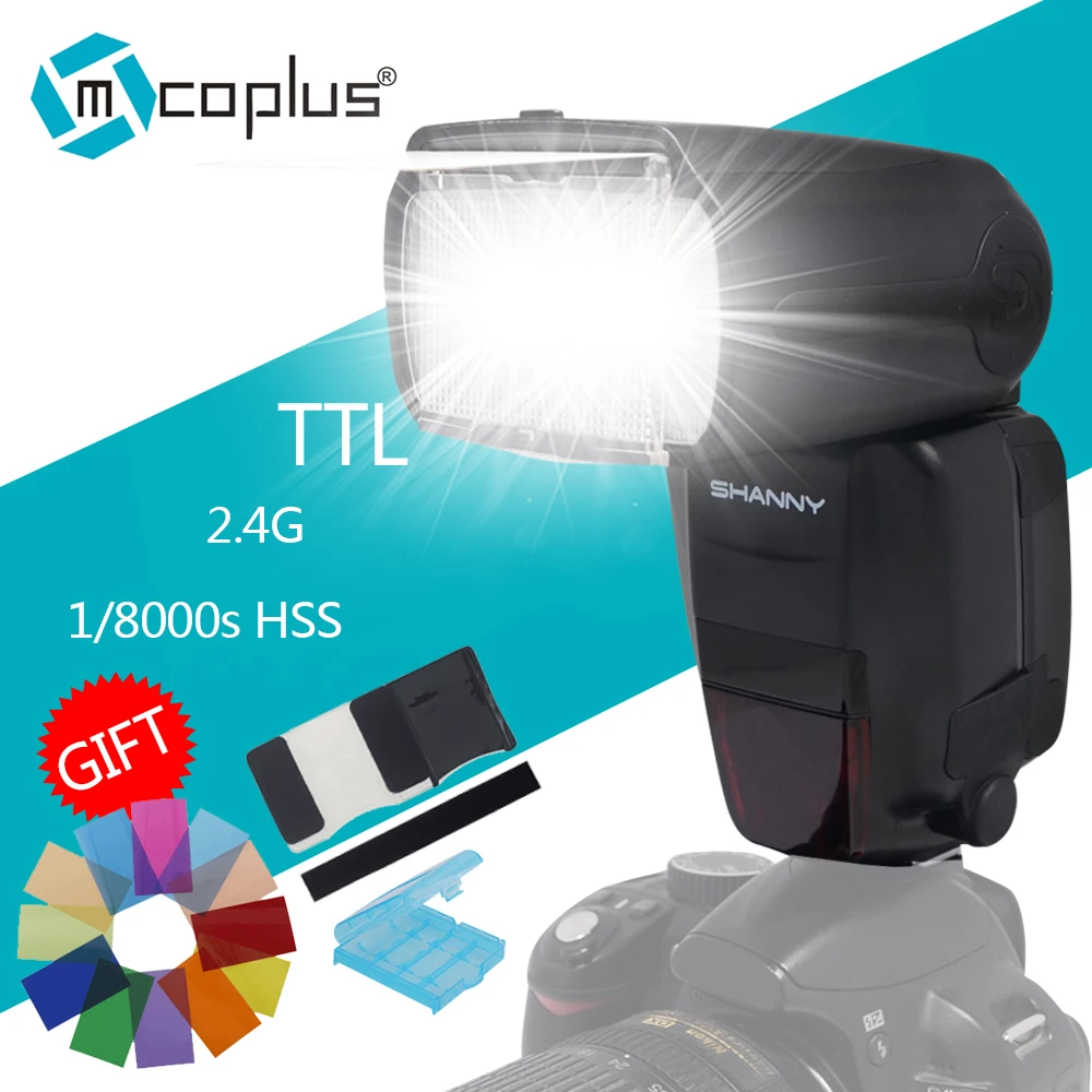 Shanny SN600EX RF TTL1/8000s HSS 2.4G Master Slave Speedlite Flash for