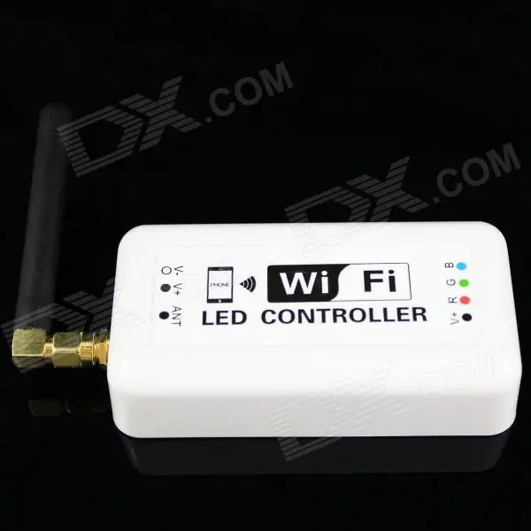 

Wireless wifi LED RGB Strip Controller for Iphone / Android 2.3 Smartphone - White (DC 7.5~24V) Free Shipping