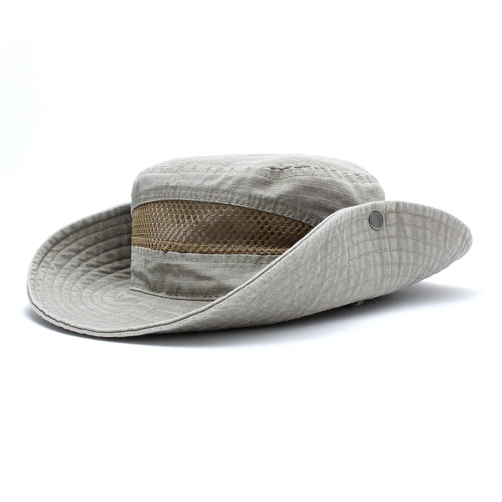 

Men's Outdoor Cap Sunshade Fisherman's Cap Outdoor Mountaineering Travel Sunhat