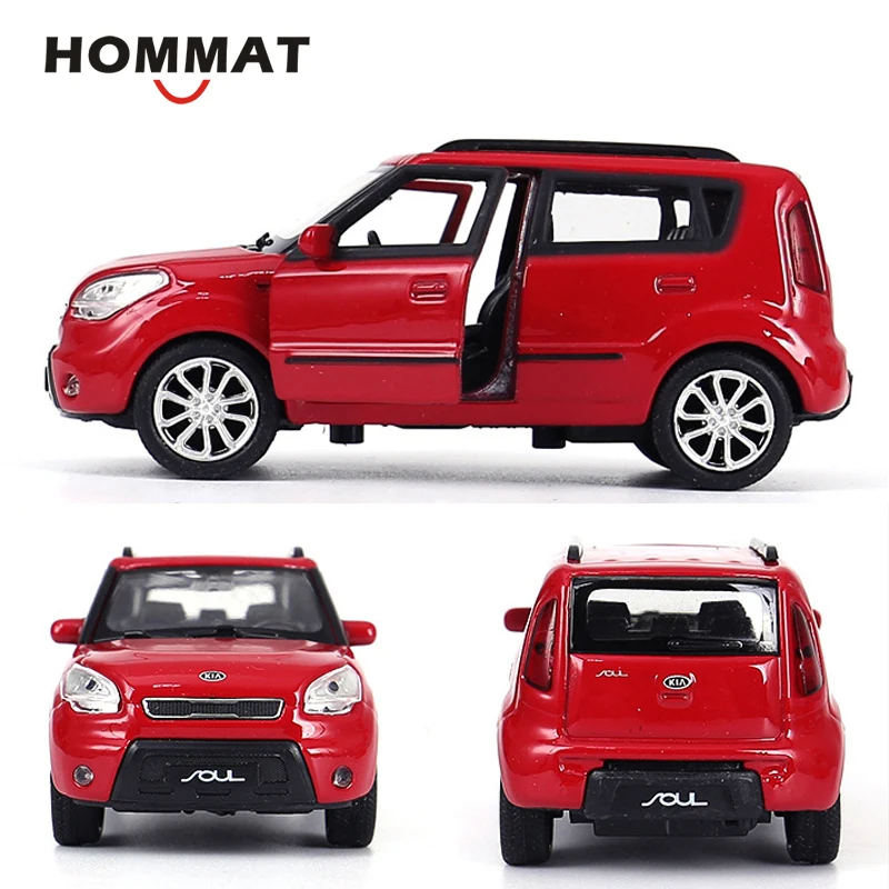 

HOMMAT Simulation Welly 1:36 Scale KIA Soul Alloy Model Car Diecasts & Toy Vehicles Car Models Gift Cars Toys For Children Kids
