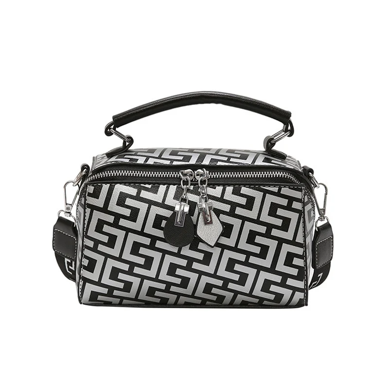 Women Fashion Printing Wide Shoulder Bag INS Popular Leather Handbag Exuqisite Female Messenger Bags Lady Luxury Bolsa SS3493 (10)