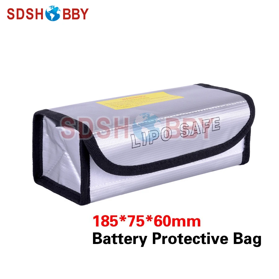 

LiPo Guard LiPo Battery Safe Bag Explosion-proof Fireproof Anti-explosion Protective Bag Storage Bag Large Size 185*75*60mm